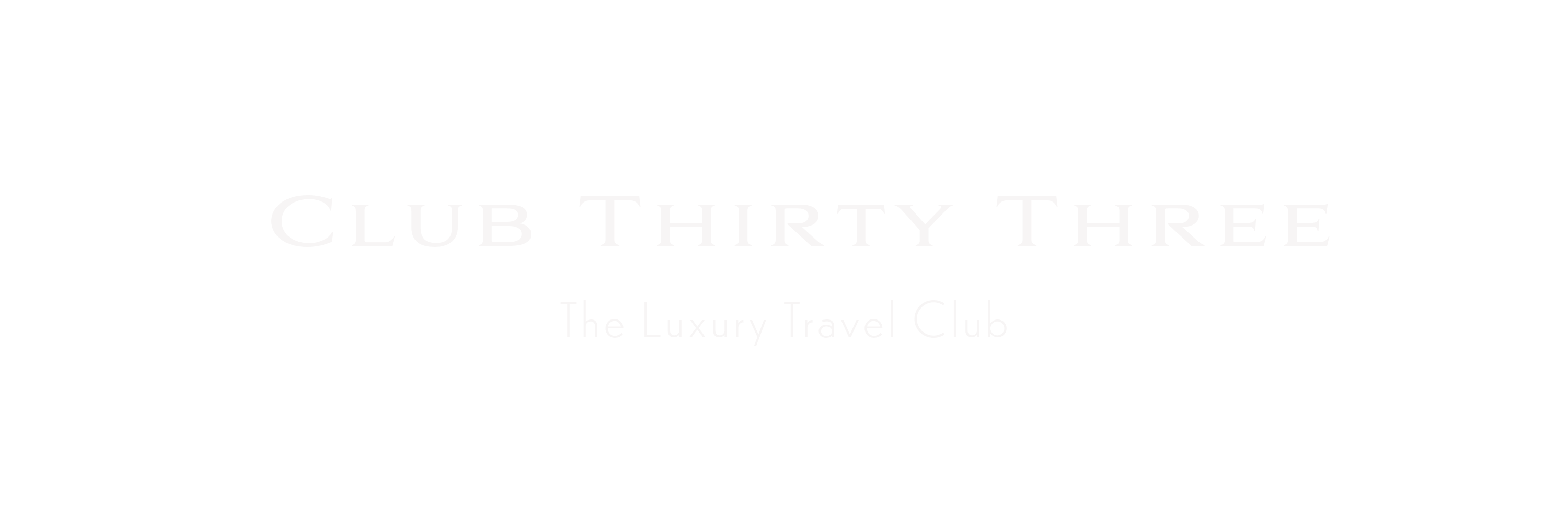 Club Thirty Three | The Luxury Travel Club